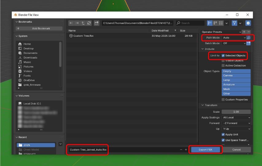 Optional Lesson: Export 3D models into Unity - Authentic Creating ...